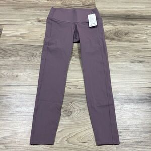 Rhone Defy 7/8 Pocket Legging Dark Plum Compression Women’s Size Medium $118 NWT
